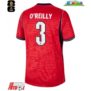 Inglaterra Nico O'Reilly #3 Segunda Equipación Mundial 2026 Manga Corta